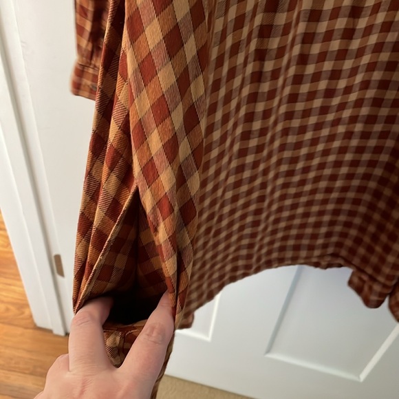 Flannel dress with pockets. NWOT - Picture 3 of 3